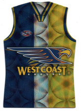 2009 AFL DIE-CUT HOLOGRAPHIC GUERNSEY - GDC172 UNMARKED CHECKLIST (WEST COAST)