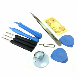 NEW 11 iN 1 REPAIR OPENING TOOL KIT , SET FOR iPHONE 4 , 4S , 5 , 5s, SAMSUNG - Picture 1 of 11