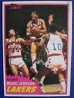 1981-82 Topps HOF Magic Johnson #21 - 2nd Year/ Rookie Card RC. rookie card picture