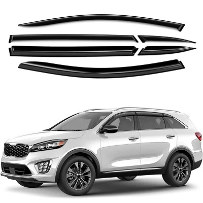 Parasoles de lluvia protectores de viento para Kia Sorento 2016-2020 Foto 1 de 4