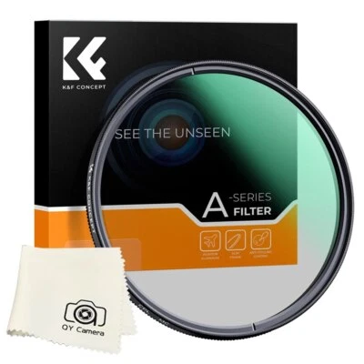 K&F Concept CPL Lens Filter slim Circular Polarizer 49 52 55 58 62 67 72 77 82mm - Image 1 of 4