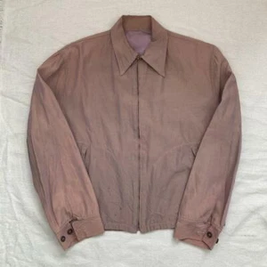 HERCULES Authentic Vintage Gabardine Jacket mens Used from Japan - Picture 1 of 12