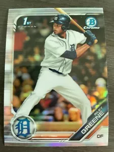 2019 Bowman Draft Chrome Riley Greene #BDC-50 1st Bowman Refractor - Bild 1 von 2