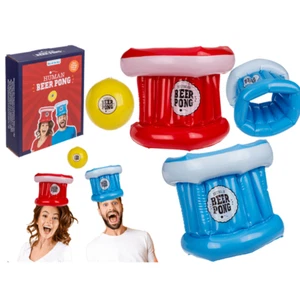 Human Beer Pong Hats & Ball Funny Drinking Game Novelty Christmas Gift - Picture 1 of 4