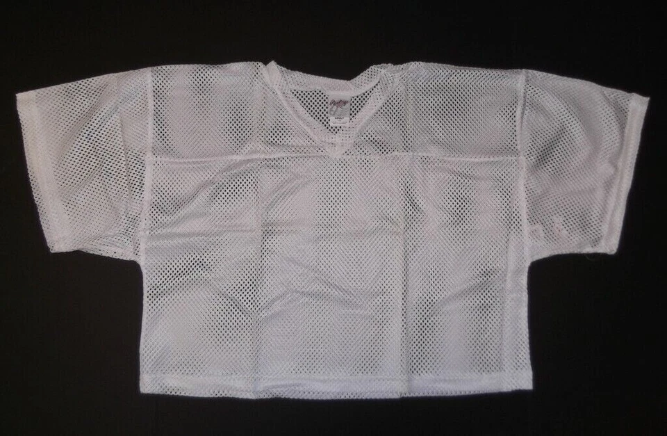 Rawlings FJ84 White Football Jersey Adult LG/XL - Image 1 of 1