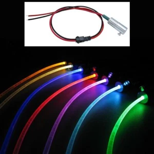 LED Adapter für Lichtwellenleiter Lichtleiter LWL Lichtfaser mit LED 12V - Bild 1 von 19
