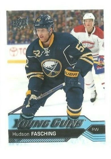  2016-17 Upper Deck #242 Hudson Fasching Young Guns RC (ref 59128) - Image 1 of 1