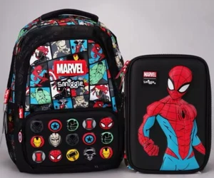 Genuine Australia Smiggle Disney The Mermaid Marvel Pencil Case And Backpack - Picture 1 of 2