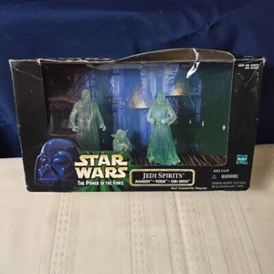 Star Wars: POTF 1998 Jedi Spirits-Anakin Yoda & Obi-Wan - Picture 1 of 11