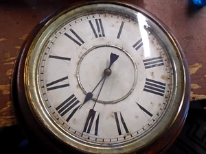 Antiguo-Roble-Blodgett Reloj Co.-Reloj Esclavo-Ca.1900-Para Restaurar-#B23 - Imagen 1 de 6