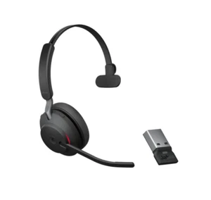 Jabra Evolve2 65 MS Monaural Bluetooth Headset USB-A 26599-899-999 - Picture 1 of 4
