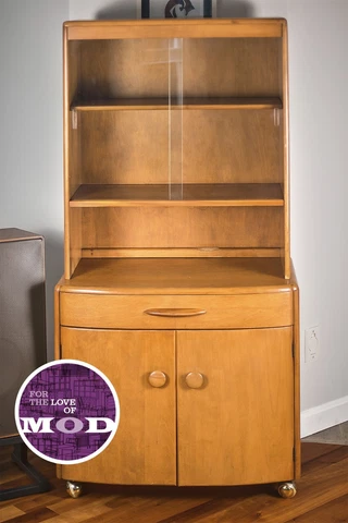Art Deco / Modernist | Heywood Wakefield | 1940-44 China Cabinet / Hutch Cover