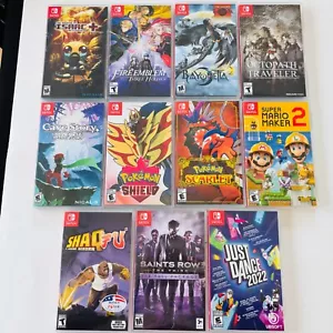 U PICK! Nintendo Switch Games - Pokemon Bayonetta 2 Cave Story Fire Emblem etc. - Picture 1 of 2