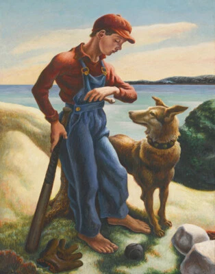 Impresión en lienzo Thomas Hart Benton T P y Jake 16 x 20 Foto 1 de 4