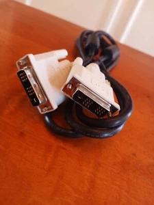 DVI-D to DVI-D Cable Dual Link Male to Male Single Link - Picture 1 of 3