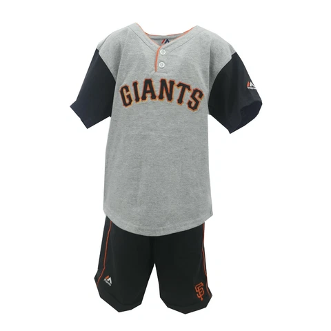 San Francisco Giants MLB Genuine Youth Kids Size Shirt & Shorts 2 Piece Set New Cover