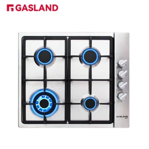 GASLAND chef 60cm Gas Cooktop 4 Burner Stainless Steel Side Knob Control NG LPG - Picture 1 of 10