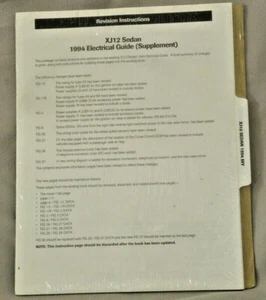 Jaguar XJ12 1994 sedán suplemento guía eléctrica - Imagen 1 de 1