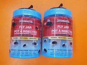 ⭐️⭐️⭐️⭐️⭐️ NEW Catchmaster Outdoor Reusable Fly Trap Lot of 2!! - Picture 1 of 2