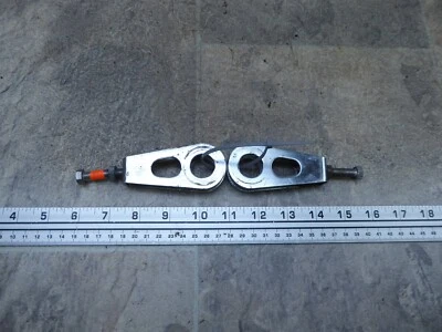 1976 Honda CB750F Super Sport H1756. rear wheel adjusters - Image 1 of 4