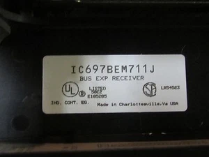 GE FANUC IC697BEM711J BUS RECEIVER MODULE IC697BEM711 - Picture 1 of 5