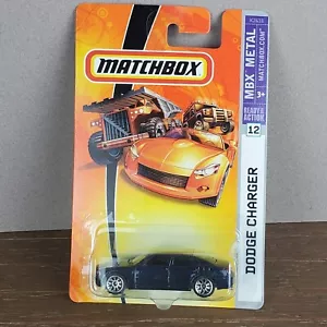 Matchbox MBX Metall #12 dunkelblau Dodge Charger 1:68 K2618 von 2006 - Bild 1 von 8