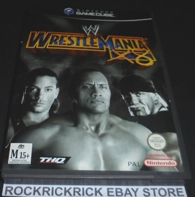 NINTENDO GAMECUBE GAME WWE WRESTLE MANIA X8 PAL  - Image 1 of 3