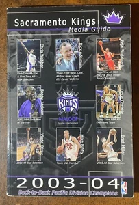 Sacramento Kings 2003-04 MEDIENGUIDE! Über 350 Seiten mit Fotos und Statistiken und mehr! - Bild 1 von 9
