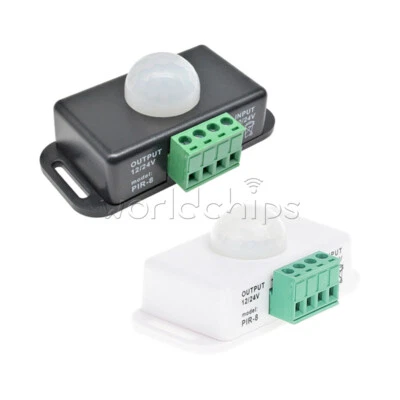 DC 12V-24V 6A Automatic Adjustable Infrared PIR Motion Sensor Switch Module - Image 1 of 4