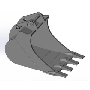 1/14 Metalleimer für 914 RC Hydraulikbagger Funksteuerung Fahrzeug Teile DIY - Picture 1 of 1