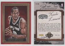 2013-14 Panini Court Kings Portraits Red Framed /25 Kawhi Leonard #50