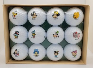 Vintage Titleist Disney Dozen 12 Character Golf Balls Lithium Surlyn Covered NOS - Picture 1 of 12