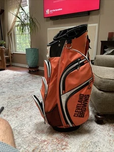 Wilson Cleveland Browns NFL Xtra Cart Golf Bag - Picture 1 of 4