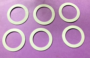 IKEA KORKEN 6 seals for bottle shaped jars white OZ made food grade free post - Picture 1 of 4