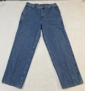 Hilfiger Denim Jeans Men 32x30 Blue Denim Carpenter Fit RED LABEL Vintage Y2K - Picture 1 of 13
