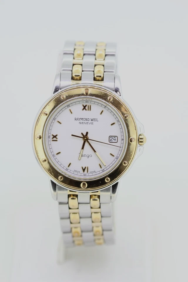 Reloj Pulsera Hombre Raymond Weil Tango 5560 Dos Tonos Acero Inoxidable Foto 1 de 1
