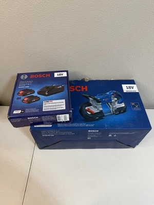 Sierra de cinta portátil de 4,8 pulgadas (2 baterías 4ah y cargador incluidos) Foto 1 de 4