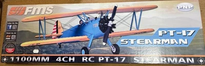 FMS PT-17 Stearman brushless RC Doppeldecker 1100mm PNP neu - Bild 1 von 4