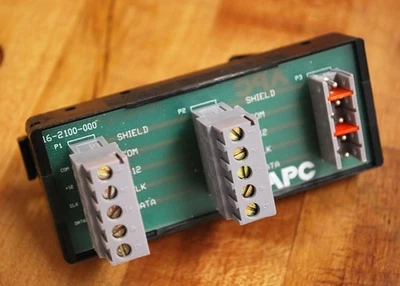 APC Seriplex 16-2100-000 Connector with Din Rail Mount - USED - Image 1 of 3