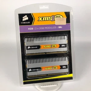 2x 2GB Corsair XMS2 CM2X2048-6400 4GB DDR2 800MHz PC2-6400 PC RAM Kit - Picture 1 of 2