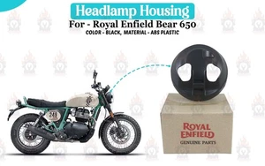 For Royal Enfield Bear "650 Black Housing Headlamp" - Foto 1 di 9