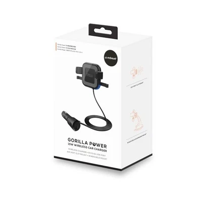 mbeat Gorilla Power 10W Wireless Car Charger With 2.4A USB Charging - image 1 of 4