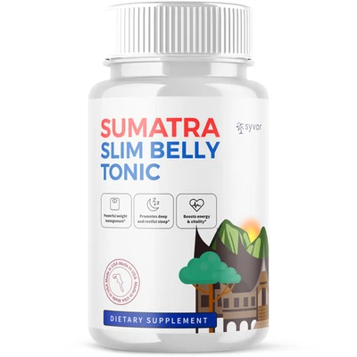 Sumatra Slim Belly Tonic Natural Energy & Fitness Support Vitamin 60 Capsules - Image 1 of 4