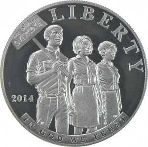 2014-P Proof Civil Rights Commemorative Silver Dollar $1 *8828 - Picture 1 of 3