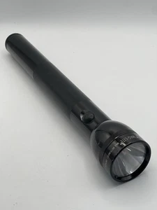 Maglite Heavy Duty 4 Zellen D Taschenlampe, schwarz getestet, funktioniert, Made in USA, CAL. - Bild 1 von 11