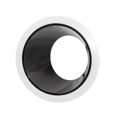 COOPER PORTFOLIO 6470B HID 6" REFLECTOR BLACK SPECULAR WHITE RECESSED TRIM - Image 1 of 2