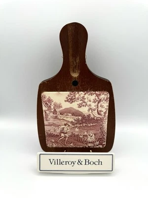 Villeroy & Boch Rusticana Rojo - Tablero de queso de madera con azulejo, 12" Foto 1 de 4