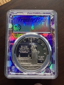 1986 S $1 Statue of Liberty Silver $1 Dollar PCGS PR70DCAM Coin Trader Bea - Picture 1 of 4