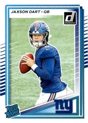 Jaxson Dart RC 2025 Donruss #400 NFL NY Giants Rated Rookie ID:153775 ID:153775 - Image 1 of 2