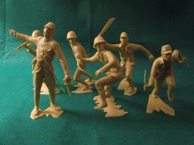 Lote de 6 soldados japoneses Marx 6 pulgadas nuevos Foto 1 de 4